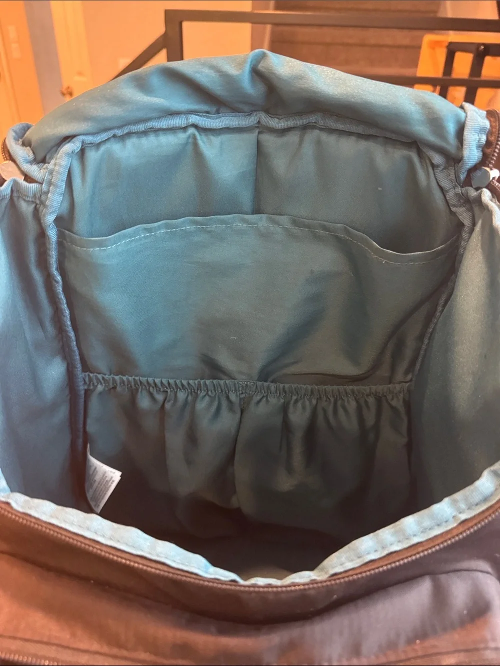 Skip Hop Quilted Black Diaper Bag/Backpack with tote & changing pad